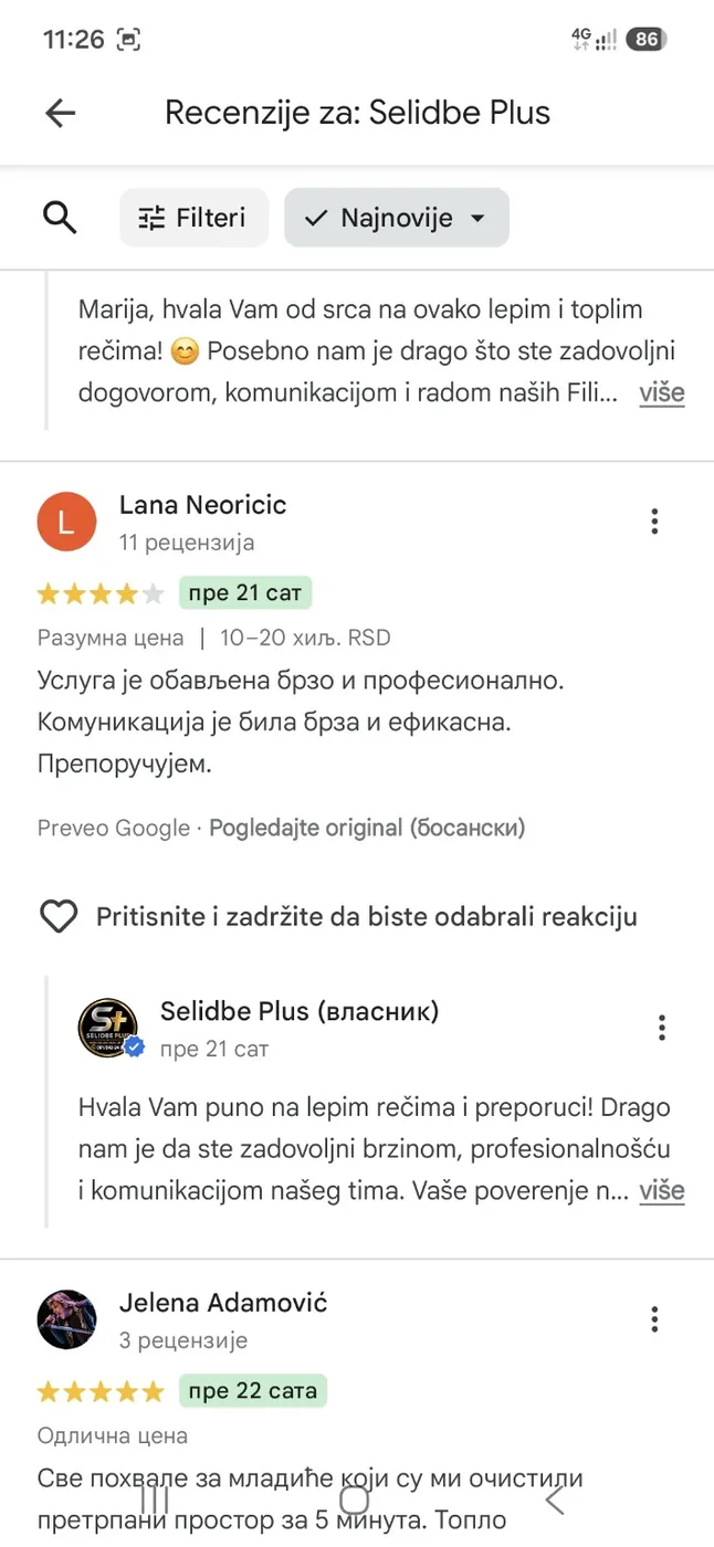 Odnošenje kompletnog nameštaja iz stana