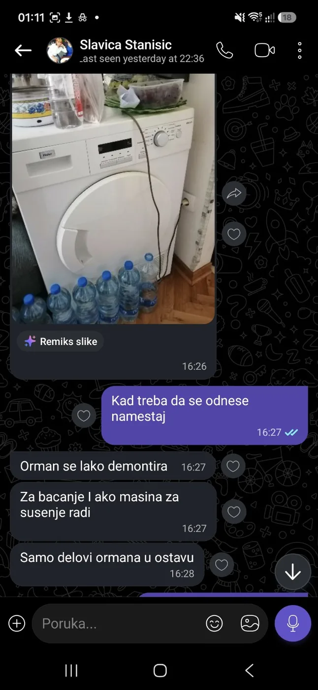 Odnošenje stvari Zemun